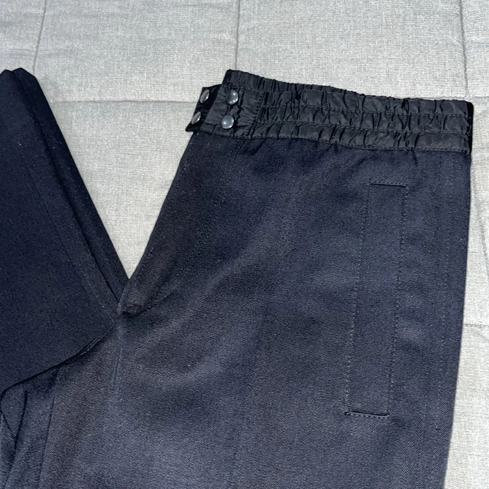 Prada 100% Wool Black Jogger Trouser Pants Sz M (EU 48) - Picture 4 of 13